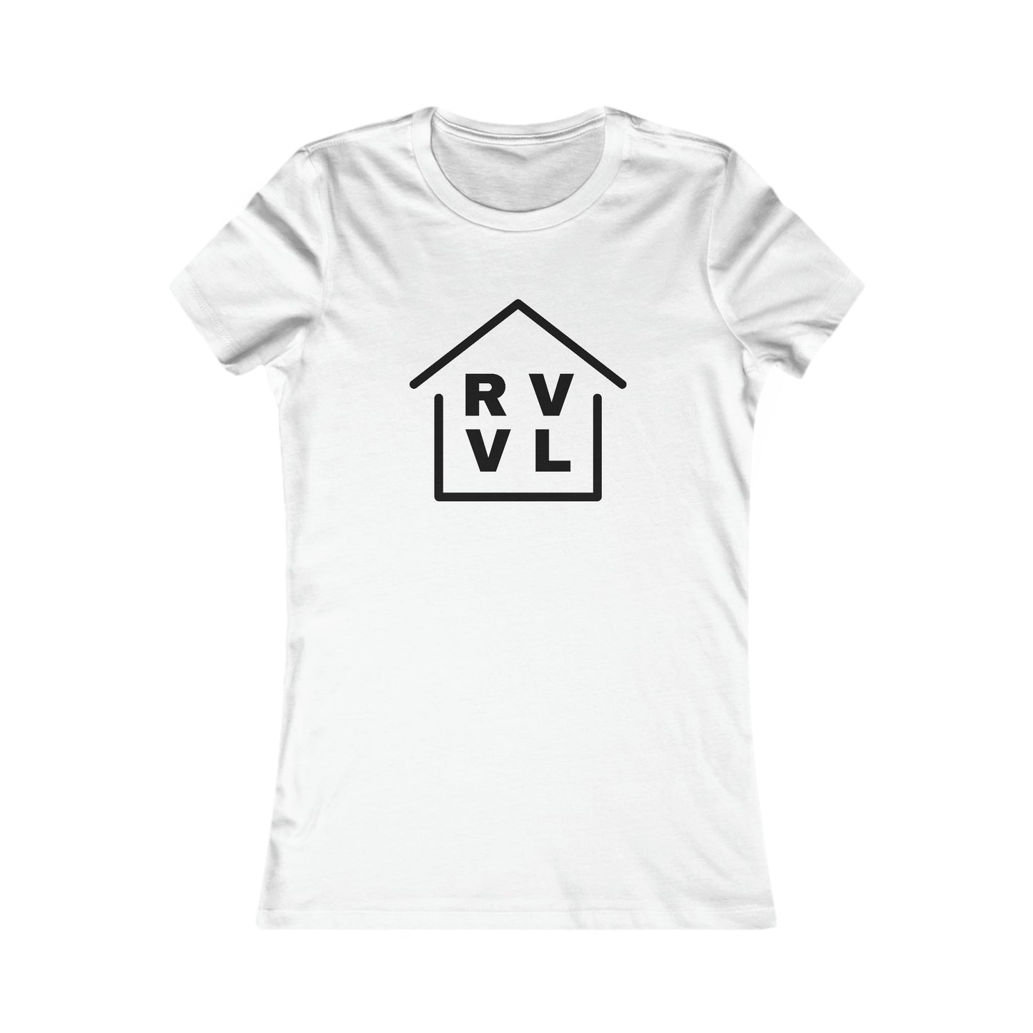 RVVL Black Text Womens Tee