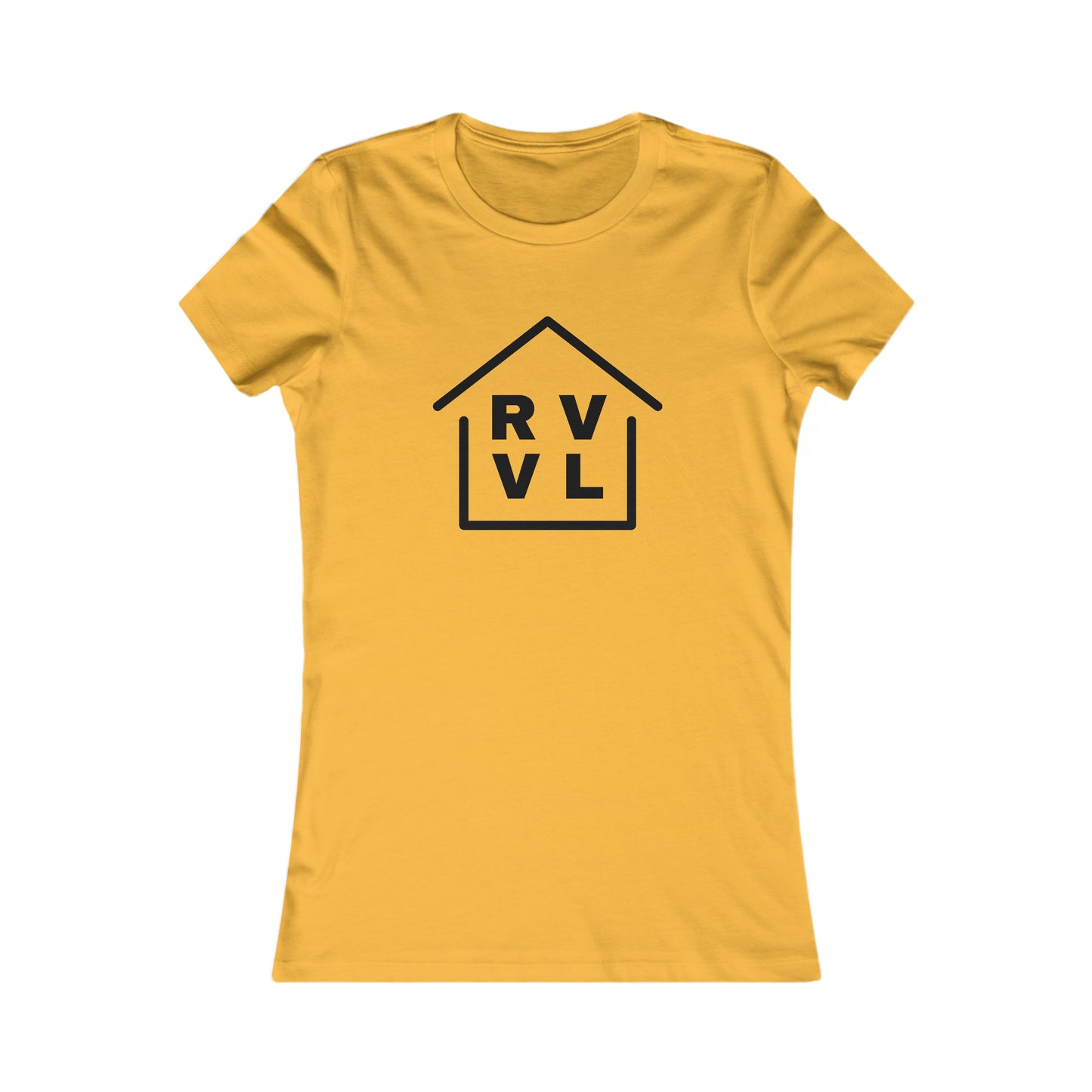 RVVL Black Text Womens Tee