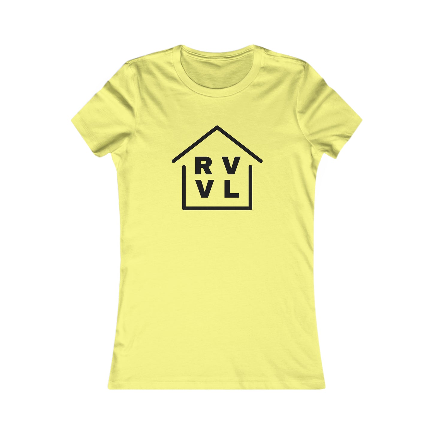 RVVL Black Text Womens Tee