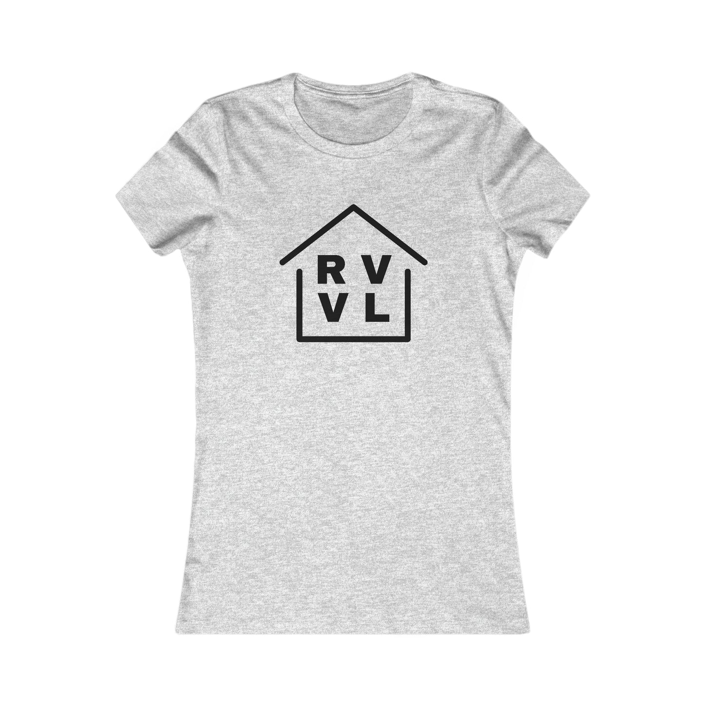 RVVL Black Text Womens Tee