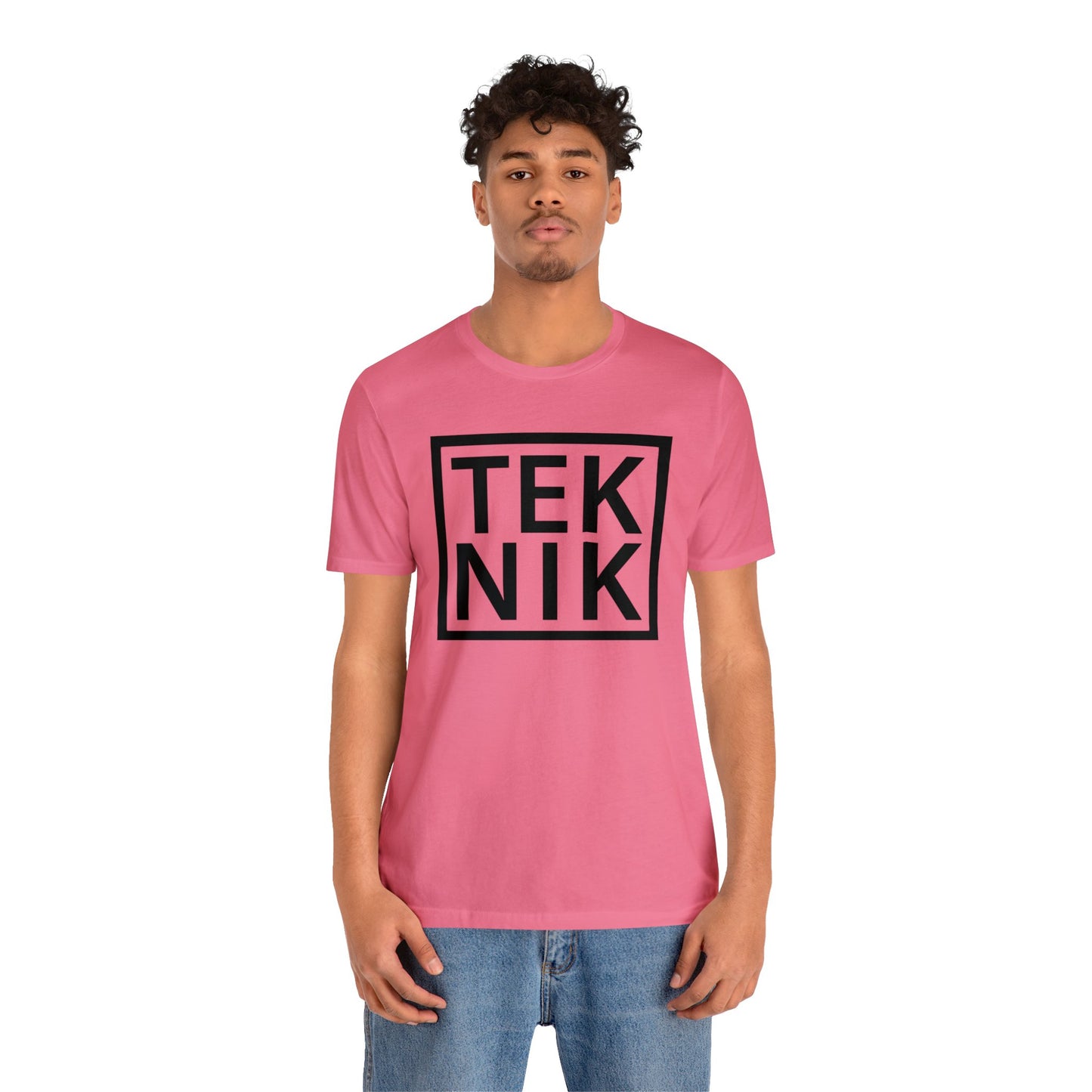 TEKNIK Black Text Tee