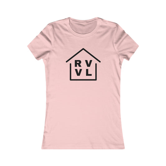 RVVL Black Text Womens Tee