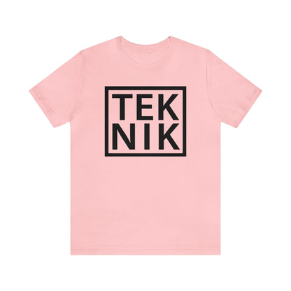 TEKNIK Black Text Tee