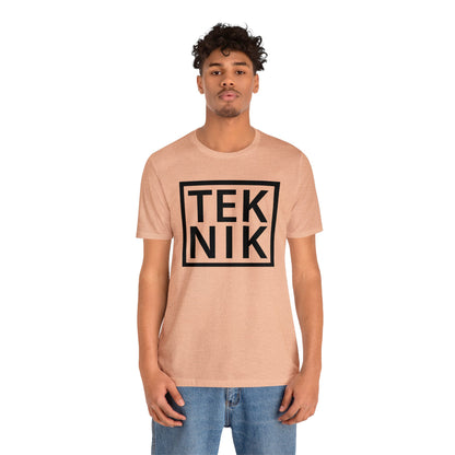 TEKNIK Black Text Tee