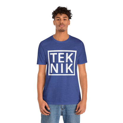 TEKNIK White Text Tee