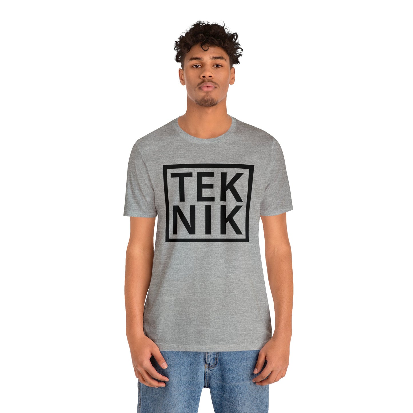 TEKNIK Black Text Tee