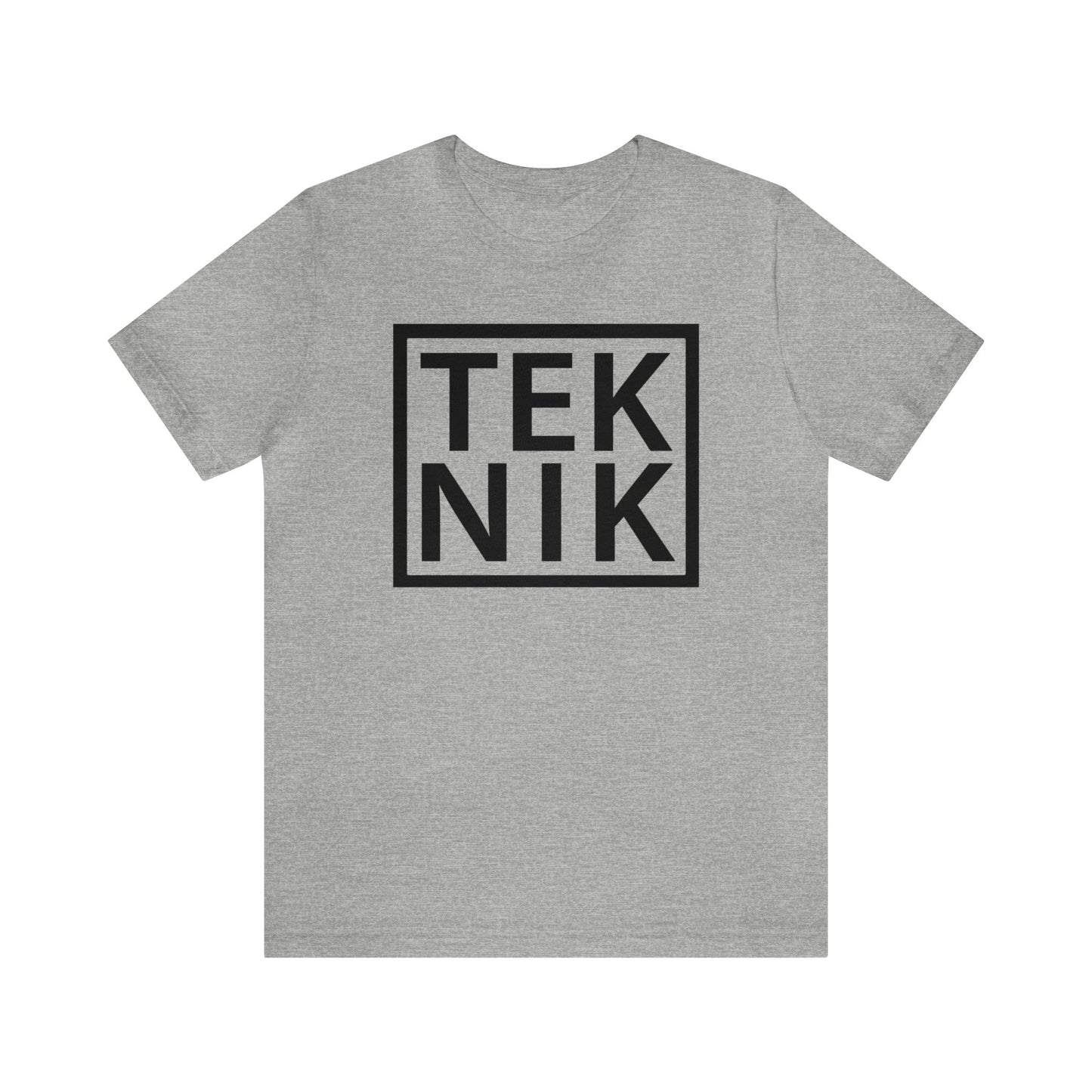 TEKNIK Black Text Tee