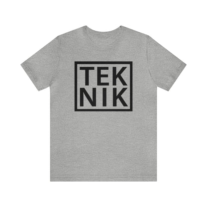 TEKNIK Black Text Tee