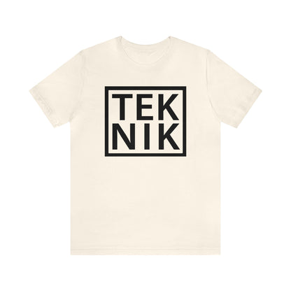 TEKNIK Black Text Tee