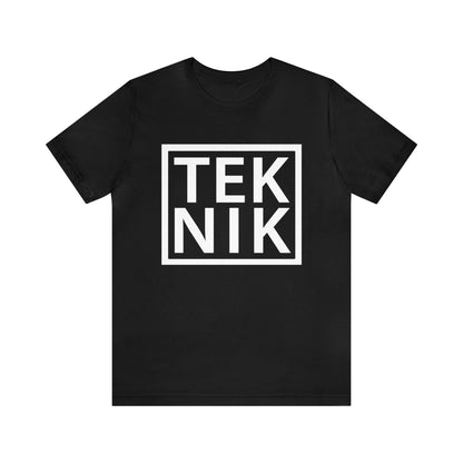 TEKNIK White Text Tee