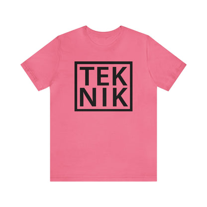 TEKNIK Black Text Tee