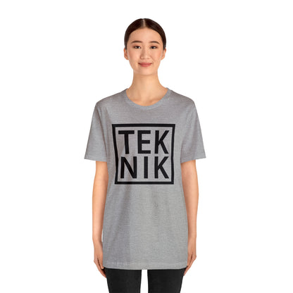 TEKNIK Black Text Tee