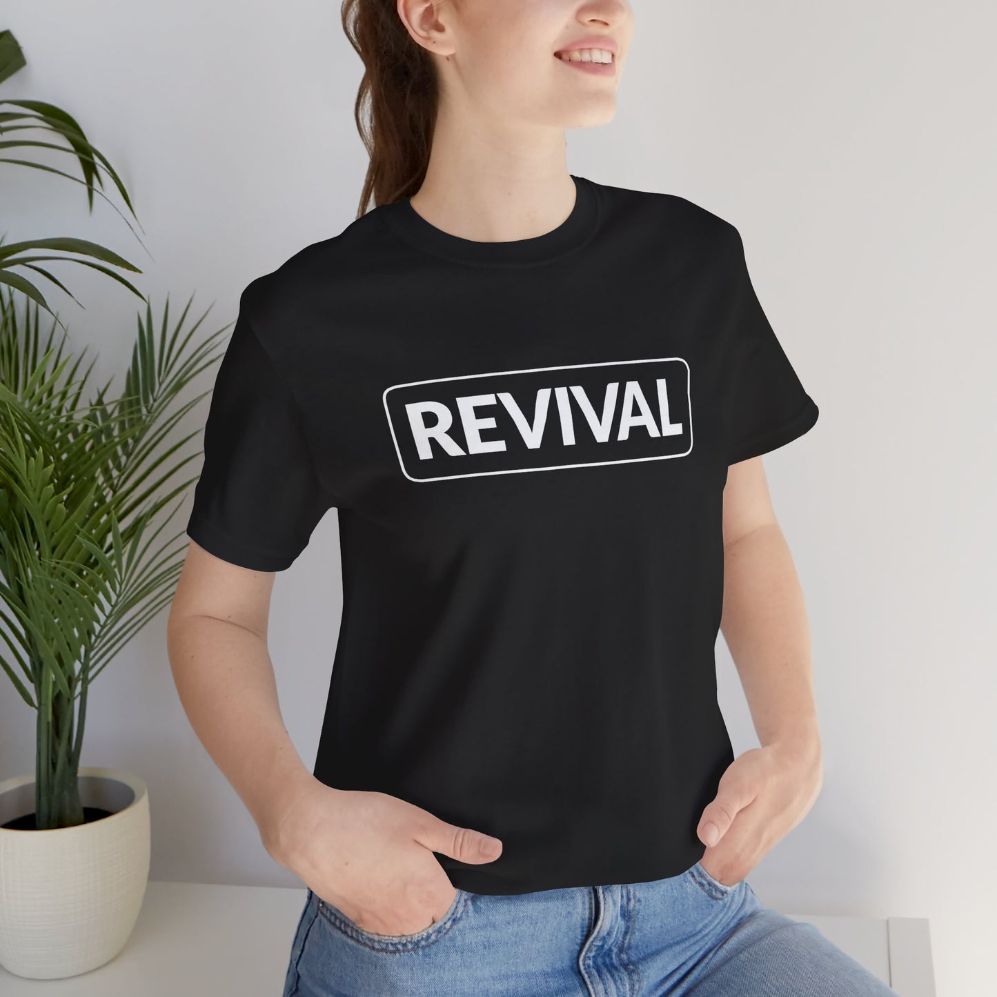 REVIVAL Classic Black Tee
