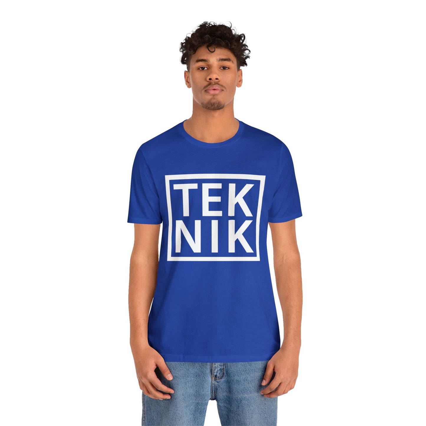 TEKNIK White Text Tee