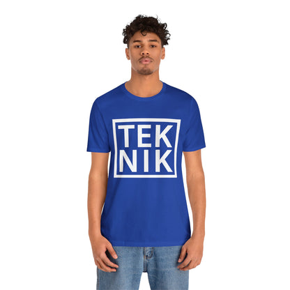 TEKNIK White Text Tee