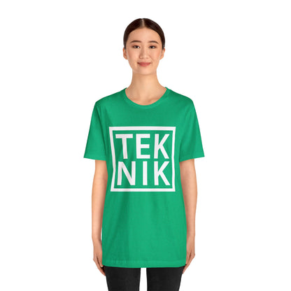 TEKNIK White Text Tee