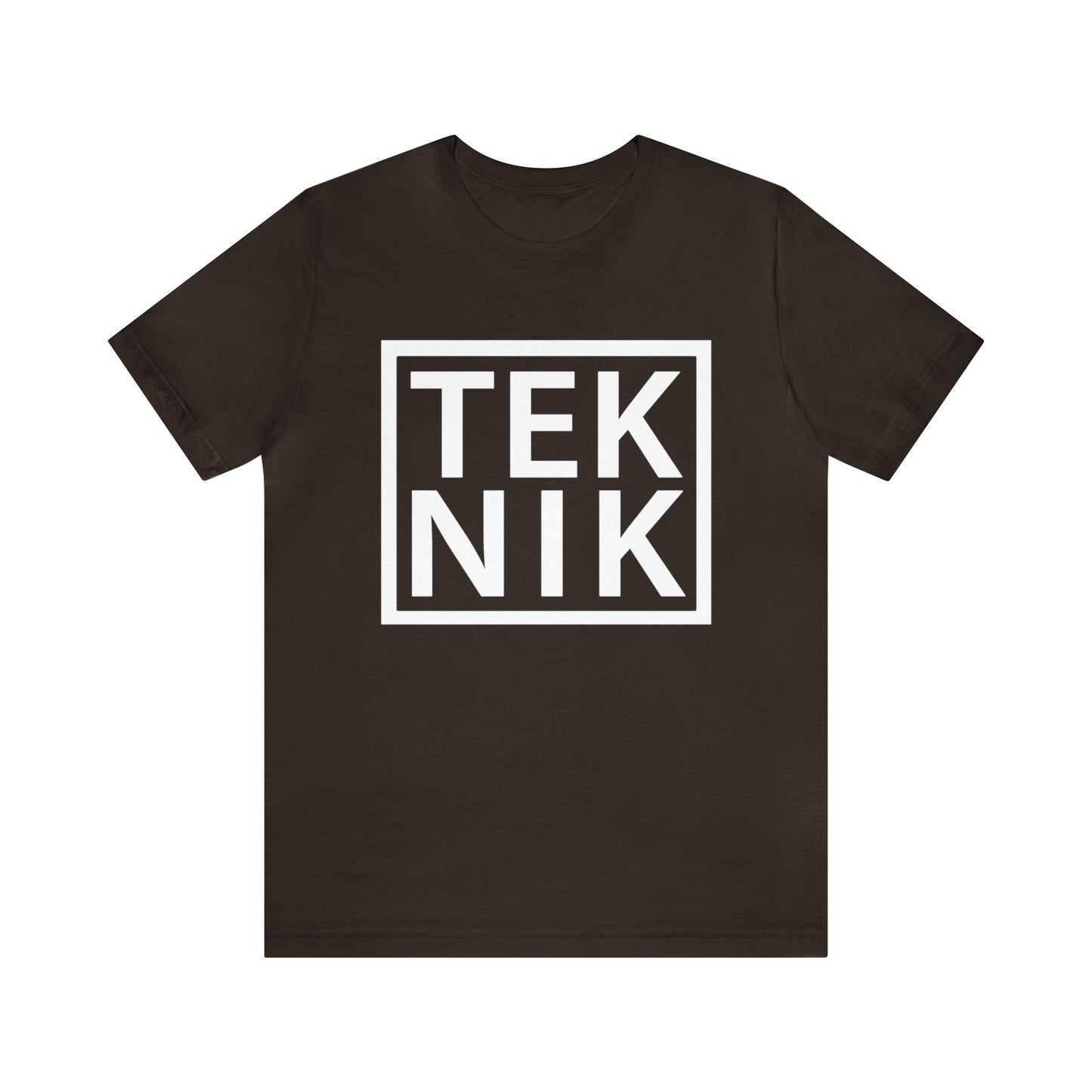 TEKNIK White Text Tee