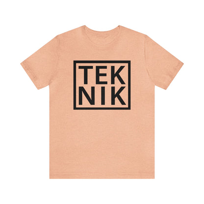 TEKNIK Black Text Tee