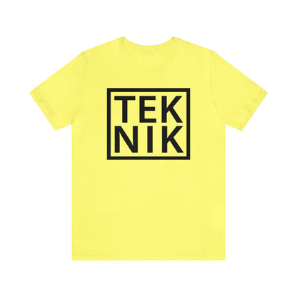 TEKNIK Black Text Tee