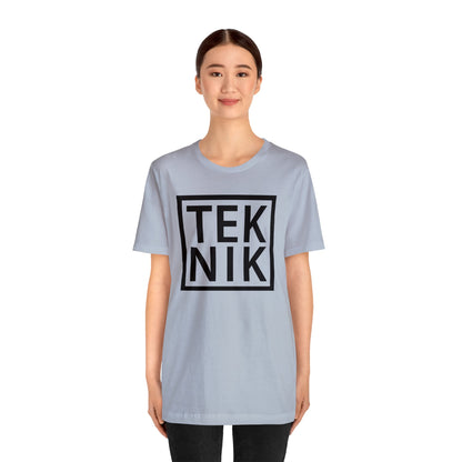 TEKNIK Black Text Tee