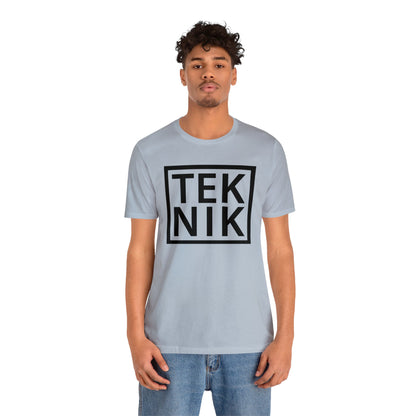 TEKNIK Black Text Tee