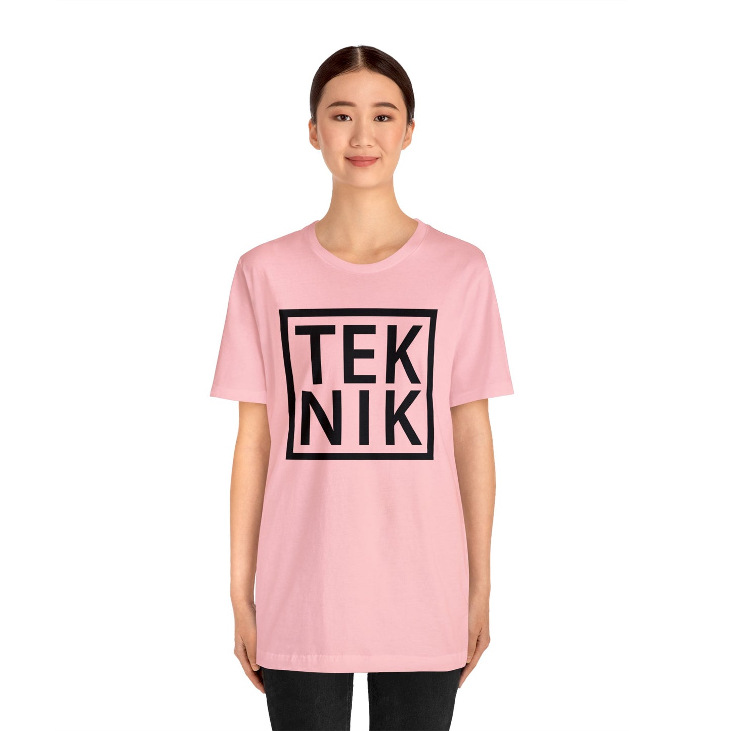 TEKNIK Black Text Tee