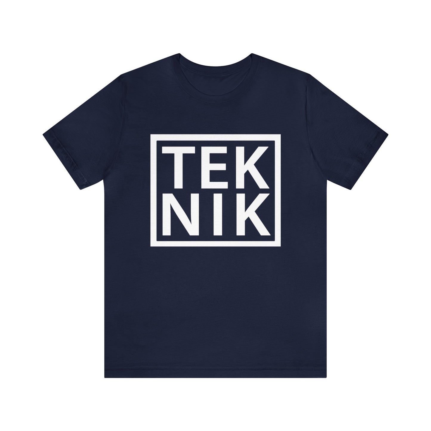 TEKNIK White Text Tee