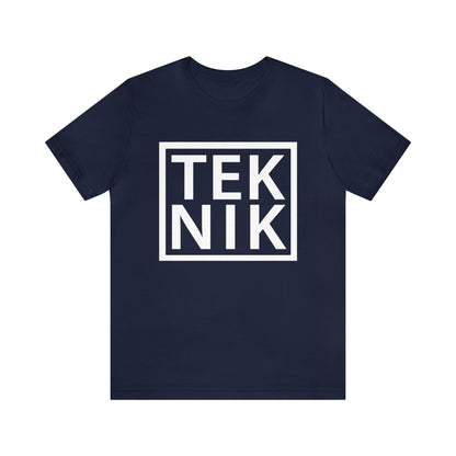 TEKNIK White Text Tee