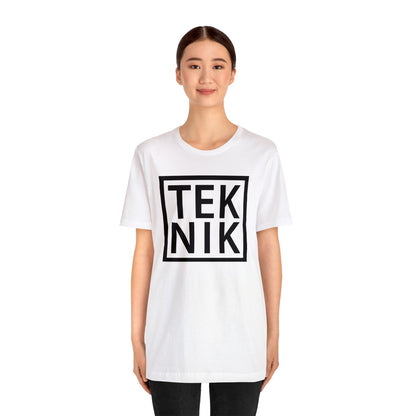 TEKNIK Black Text Tee