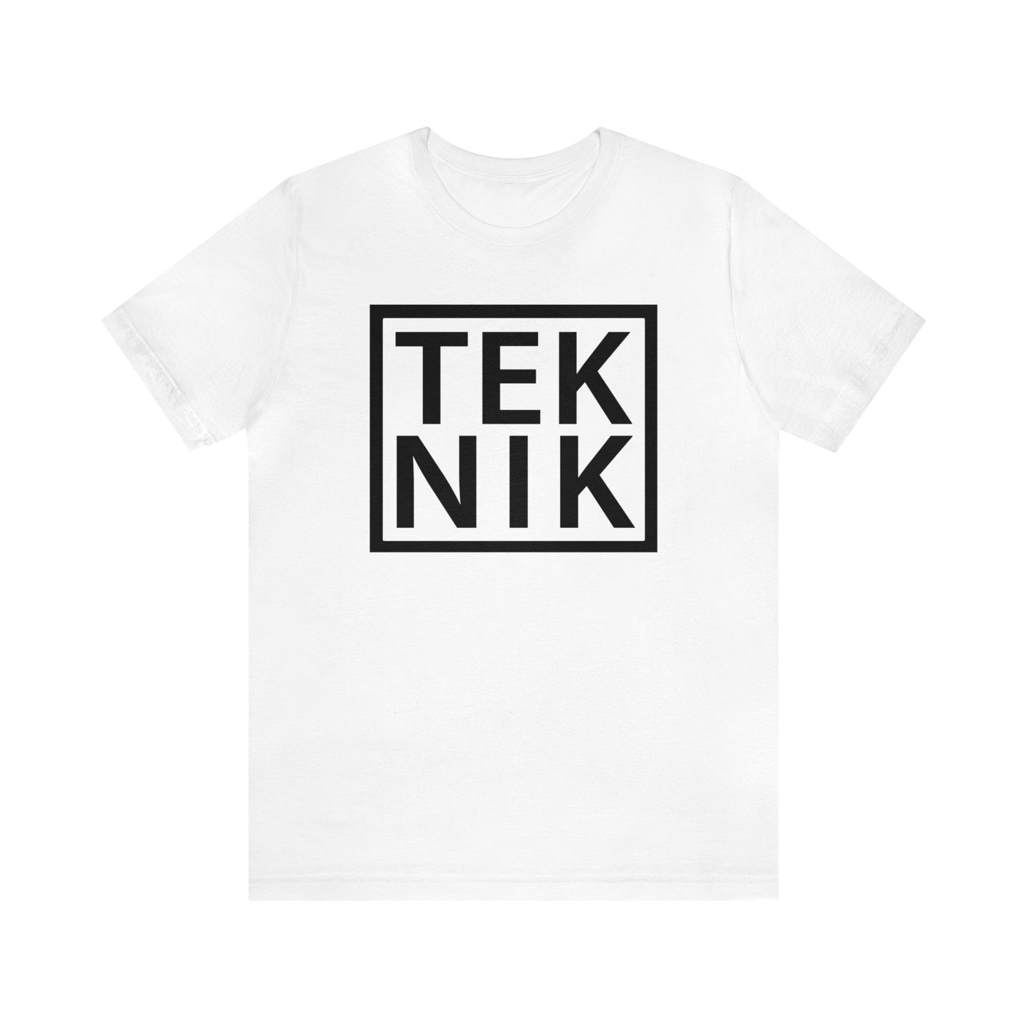 TEKNIK Black Text Tee