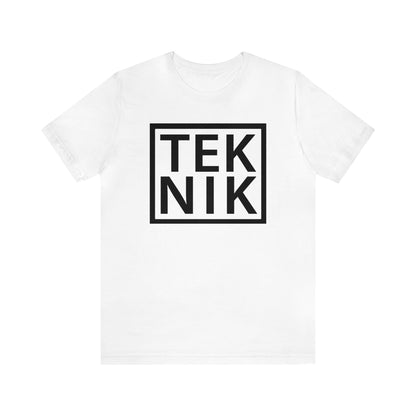 TEKNIK Black Text Tee