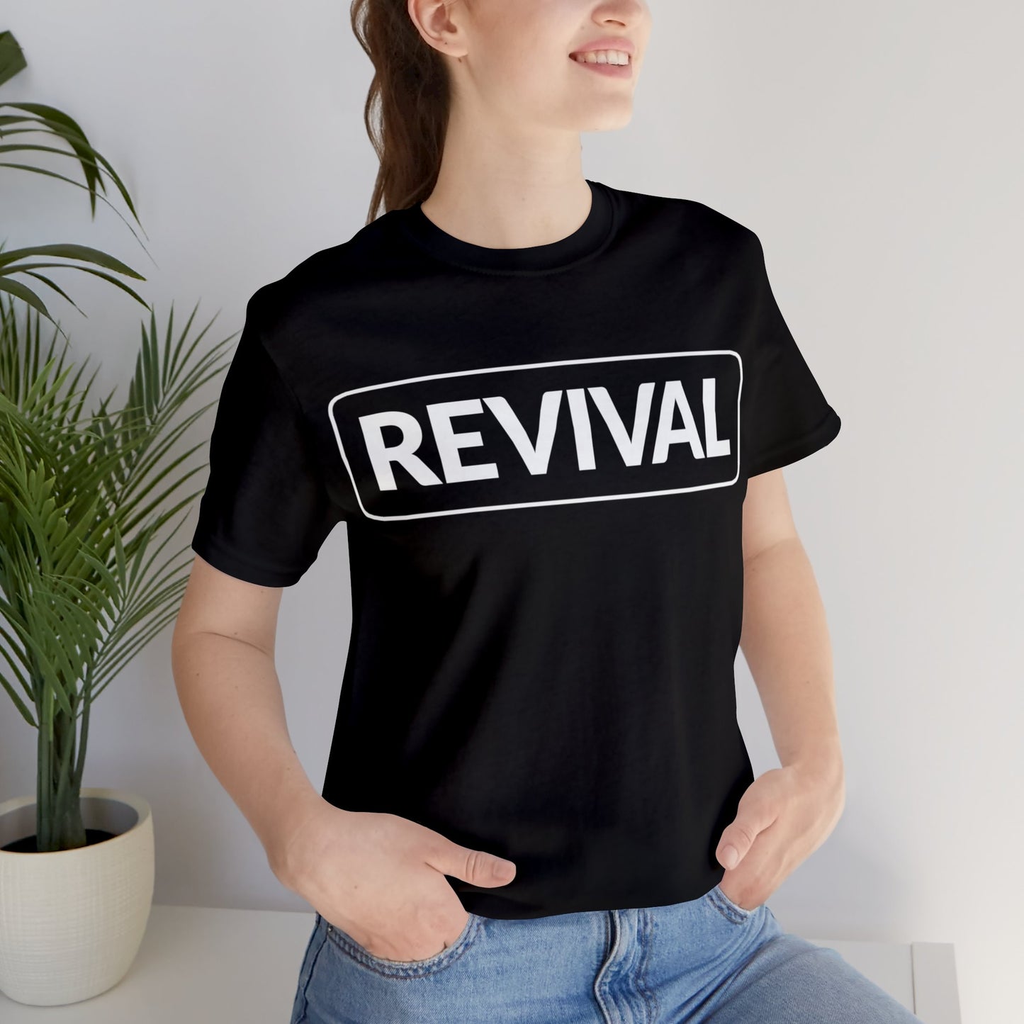 REVIVAL Classic Black Tee