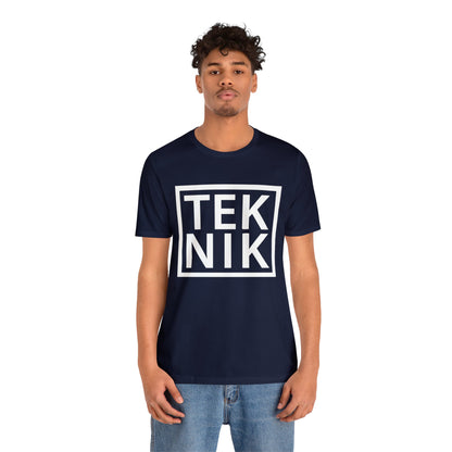 TEKNIK White Text Tee