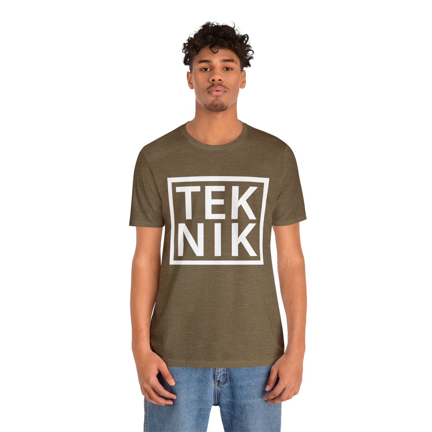 TEKNIK White Text Tee